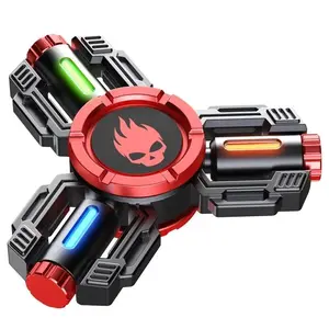 Luminous Metal Hand Fidget Spinner Roller Fingertip Spinning Top Tip Gyro EDC Relieve Stress Relief Toy Adults Rotating Anti anxiety Office Desk Toys Stress Relief Fidgeting