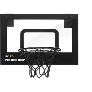 SKLZ Pro Mini Indoor Basketball Hoop - over the Door – Portable - Great for Home, Dorms, Offices, and Gifts Pro Performance Sports