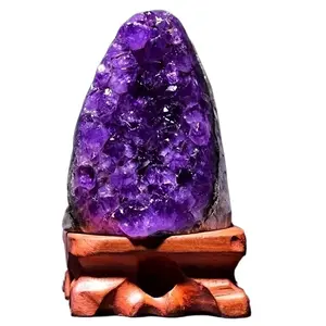 Selected Natural Amethyst Cluster Raw Stones - Crystal Home Decor Small Ornaments, Commemorative Collectibles, Crystals