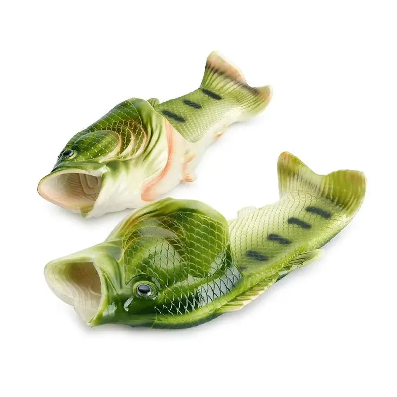 Stylish Fish Slippers for women 2024 New Unique Design Family Beach Shoes Ladies Comfortable and Cool Flip flips, S, Eva, Cn 34-35 Foot 21.5Cm
