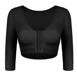 Women’s Arm Smoothing Compression Half Sleeve Top – Seamless Shapewear for a Flattering Fit | Miss Moly