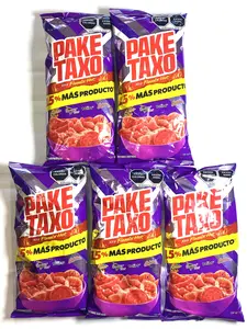 5 - PK -  Paketaxo - Snack Mexican Chips - Bolsa Grande - 81 grams per bag - Variety of Flavors, Convenient 5-Pack, Crispy & Crunchy