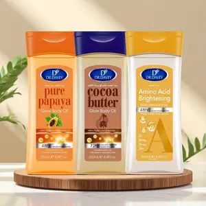 6.8 Oz Skin Oil ( Cocoa Butter/Pure Papaya/Amino Acid) - Hypoallergenic, One Bottle Can Take Care Of The Entire Body Including Hair, Body And Nails. Light Texture, Non-greasy, Easy To Absorb, Multi-functional, Essential Essence