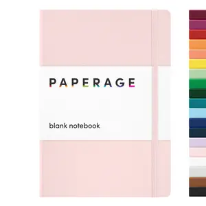 PAPERAGE Blank Journal Notebook, (5.6" x 8") - Premium, 100 GSM Thick Paper, Hardcover Journal, Sketchbook & Junk Journal Supplies
