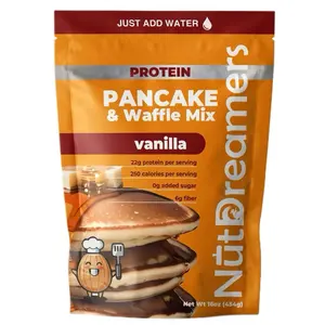 Vanilla Protein Pancake & Waffle Mix – High Protein, Clean Ingredients | Nut Dreamers - Baking - Bake
