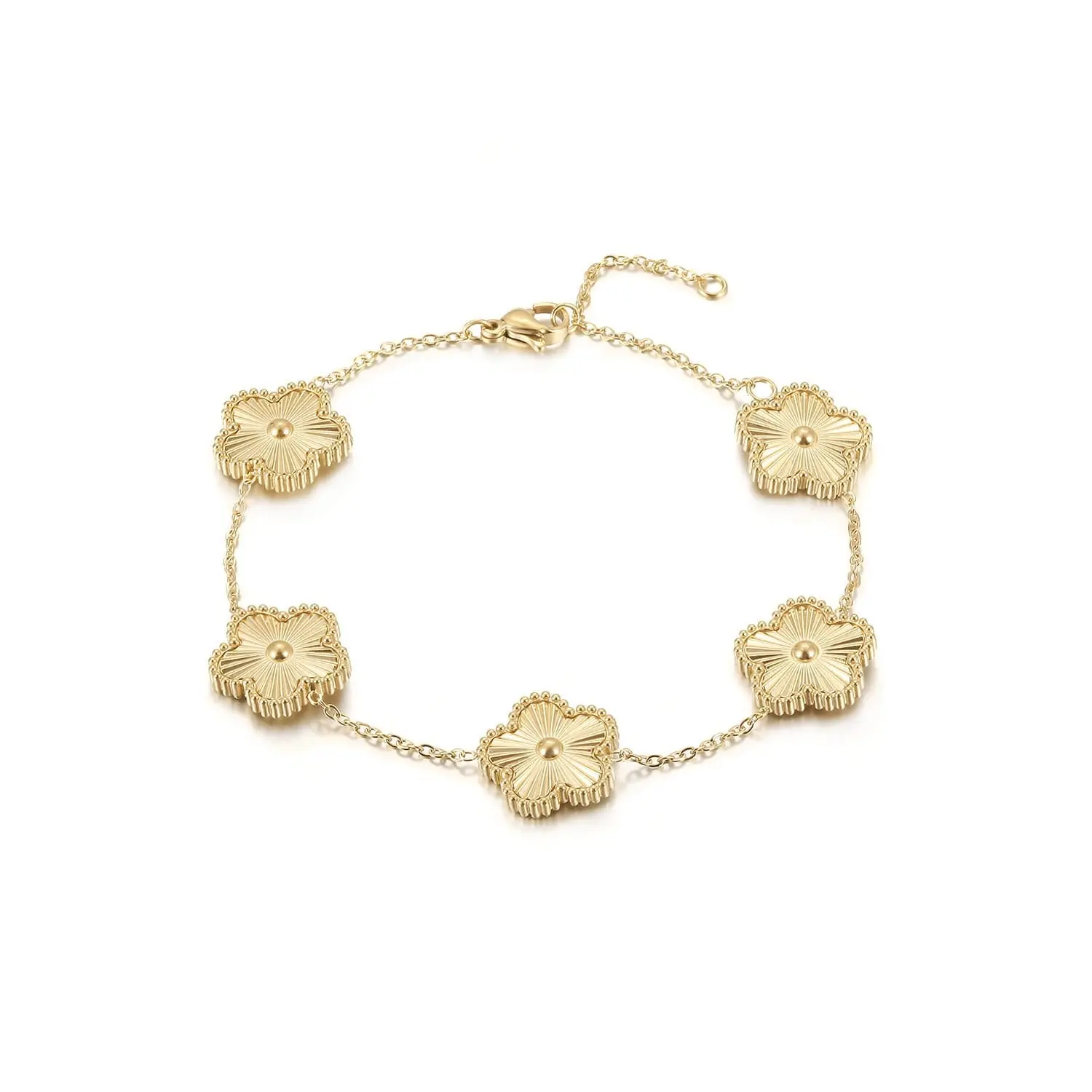 Golden Clover Bracelet