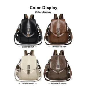 One-size-fits-all drawstring PU backpack