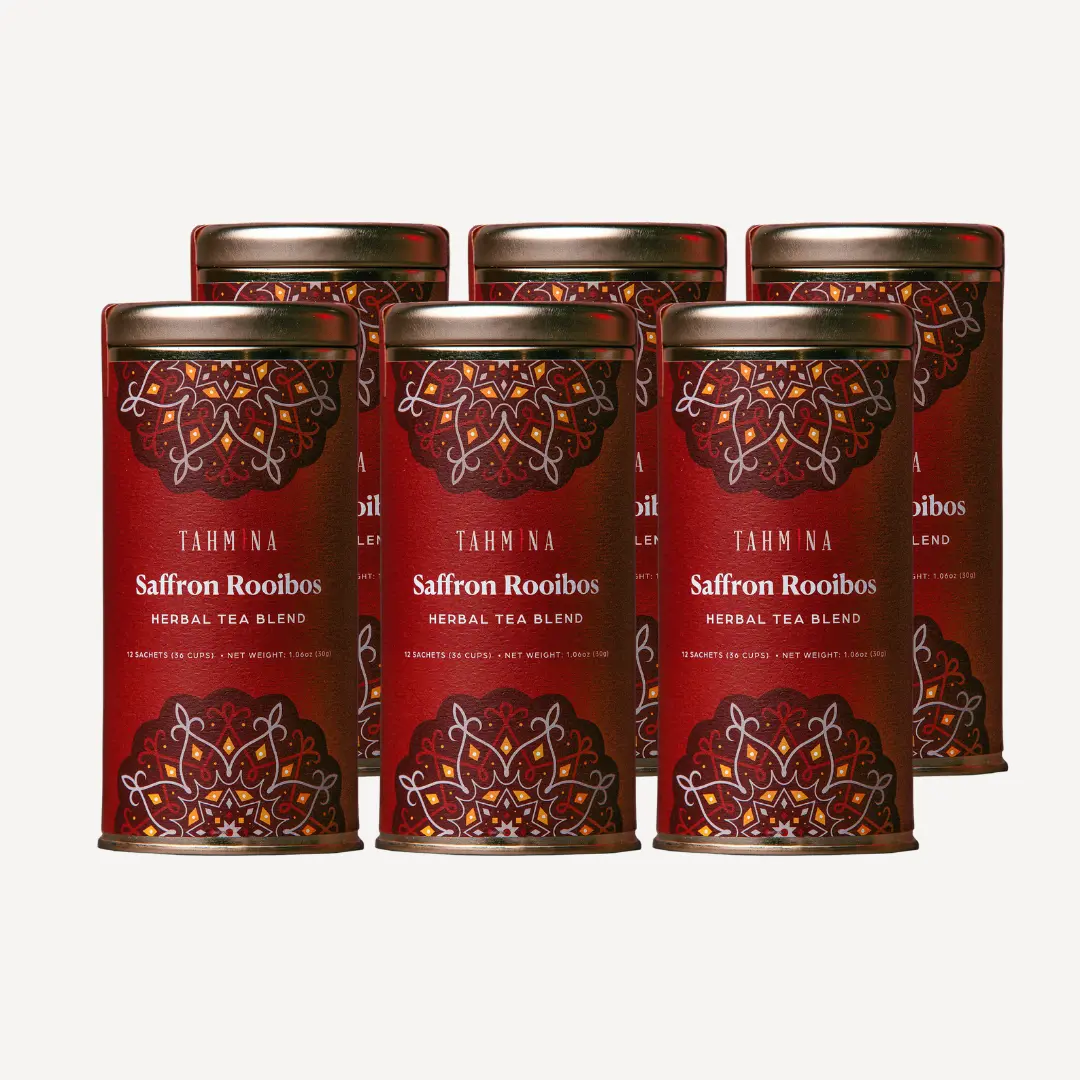 Saffron Rooibos Herbal Tea Blend (6 Pack Case) Saffron Rooibos Herbal Tea Blend (6 Pack Case)