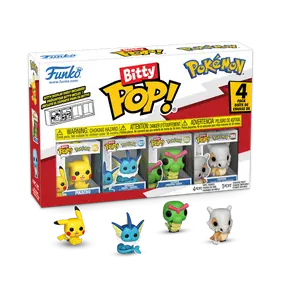 Funko Bitty Pop! Pokémon 4-Pack (Series 1, 2 & 4) Mini Vinyl Figures – Official Sealed Set