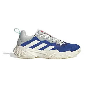 adidas Womens Barricade Tennis Sneakers Shoes - Blue