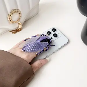 Insect cicada phone case holder, Cellphone Holder, TV program artifact, can be placed vertically or horizontally on the desktop