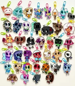 Dandy World Acrylic Keychain, Durable, And Perfect For Bags, Keys, Or Gifts