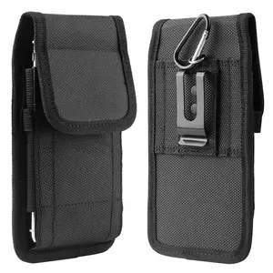 Cell Phone Holster ,Nylon Belt Clip Holster Phone Holder Pouch Suitable for 5.7-6.3inch Phone Lightweight Pockets Travel Essentials Adjustable Waistband Bag