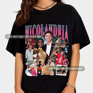[Sale off up to 50%] Nicolandria Bootleg Tshirt, Love lsland Unisex Gift, Nicolandria Cotton Shirt, Gift For Fan