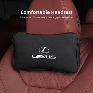 Car Headrest Neck Support Seat Lumbar Cushion Neck Pillow For Lexus F-SPORT ES RX NX LS UX LM LX GX LC RZ IS CT GS RC HS SC TX LBX IS300 RX350 LS500 LX600 NX260 CT200