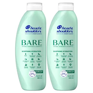Head & Shoulders Bare Soothing Hydration Dandruff Shampoo, Anti-Dandruff Treatment, 13.5 FL OZ (2 pack)