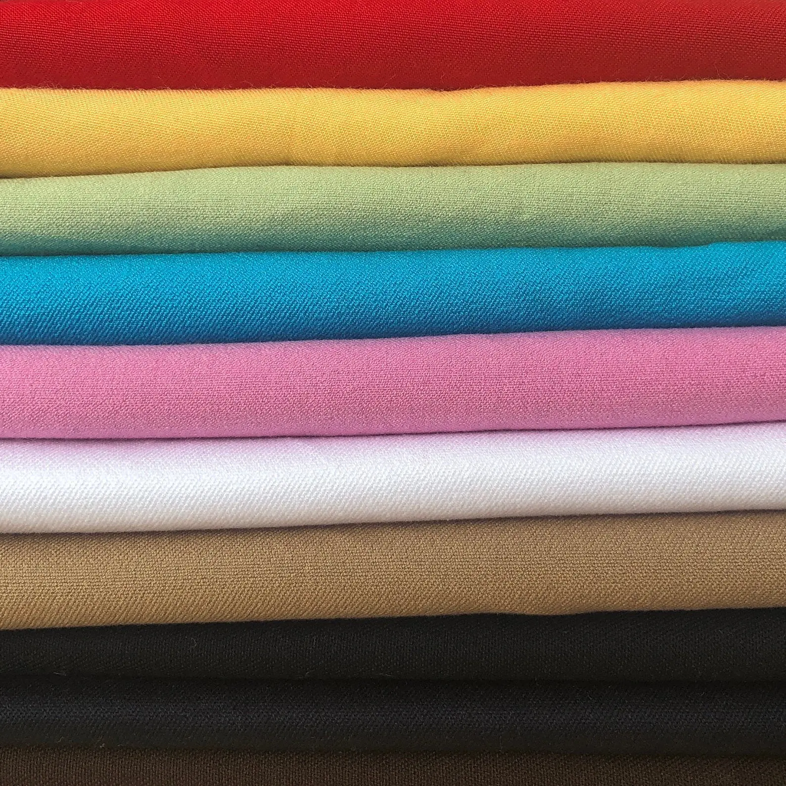 54" 96% Organic Cotton Twill Fabric - 4-Way Stretch Spandex, Dressmaking Fabric for Jackets, Apparel, Blue Daily Wear, Everyday Clothing, Solid