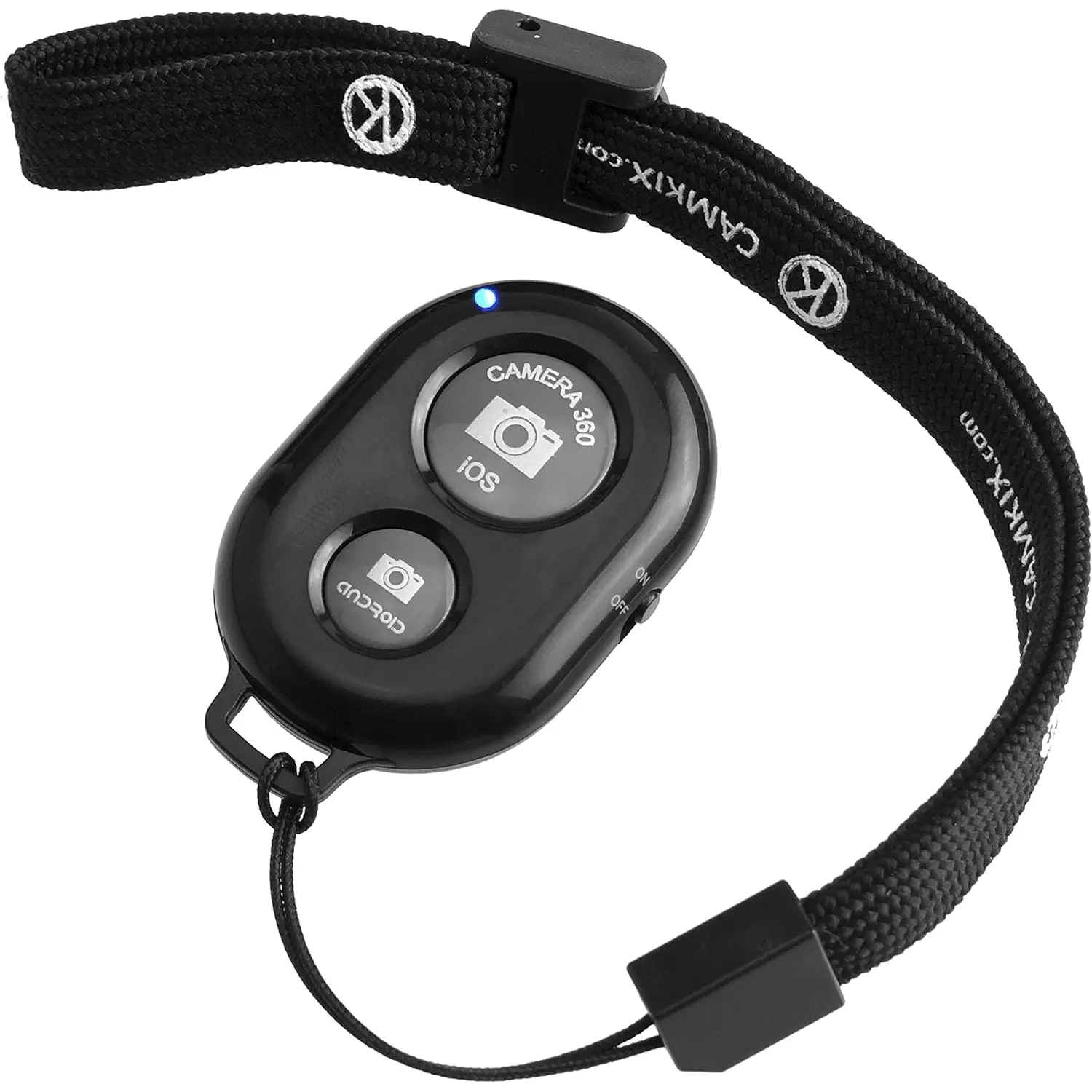 Camera Shutter Remote Control with  Wireless Technology - Create Amazing Photos and Videos Hands-Free - Works with  Smartphones and Tablets (iOS and Android)