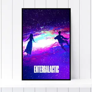 Entergalactic Movie Poster, Wall Art Home Decor, Art Poster Gifts, Vintage Movie Collectibles