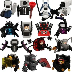 Toilet Man   Building Blocks Duchess Samural Watchman Mini Figures Minifigures Toys Bricks Gifts For Children Adults