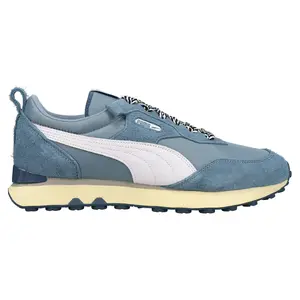 PUMA Mens Ami X Rider Fv Lace Up Sneakers Shoes Casual - Blue