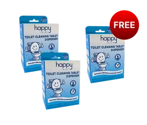Buy 2 Happy Toilet Cleaners, Get 1 FREE Tiktok