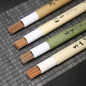 20cm 20g 40 Incense Sticks, Old Mountain Sandalwood, Mugwort, Agarwood, Cliff Cypress, Long-Lasting Fragrance, Ideal for Yoga, Meditation, Hiking