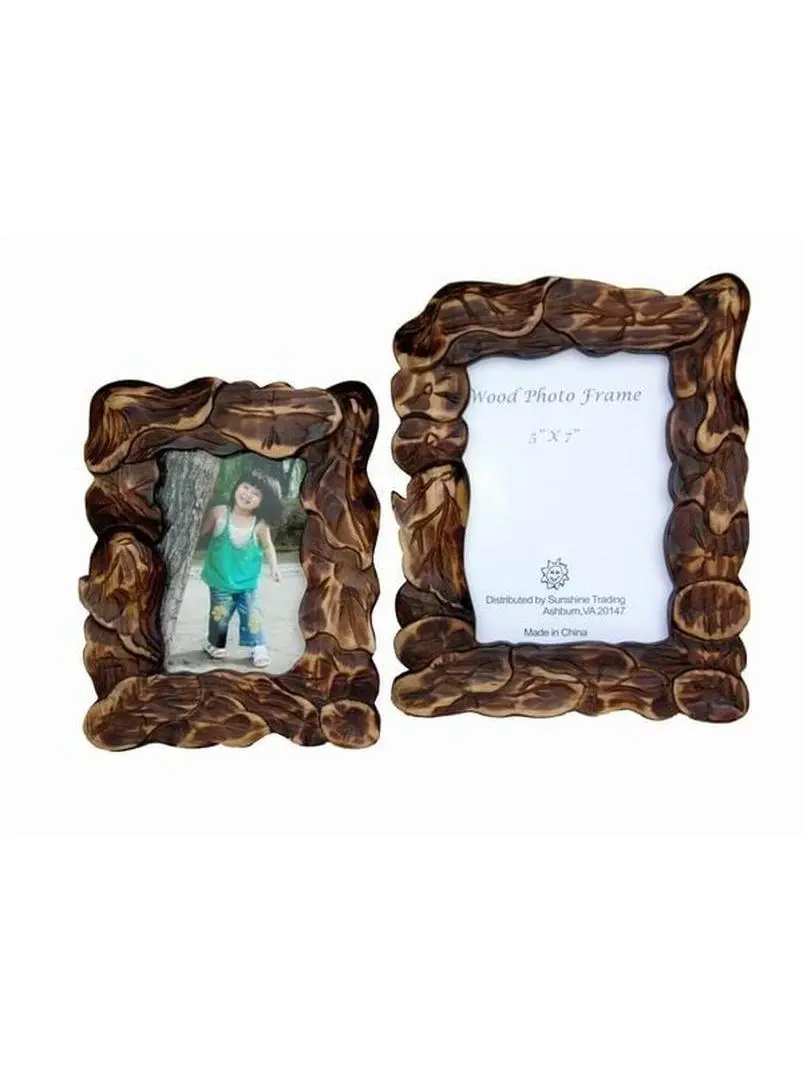 Sunshine Trading Handmade Wood Photo Frame - 5 x 7 Inch