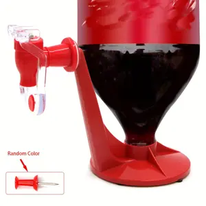 Soda Beverage Dispenser, Upside Down Drinking Water Dispense Machine, Water Dispenser for Home Bar Office Picnic Camping, Kitchen