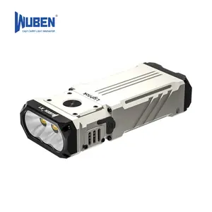 WUBEN X1 12000 Lumens Rechargeable Flashlight – Ultra-Bright Torch, Fast Charging, 7 Programmable Modes, IP55 Waterproof, High-Power Light for Emergency, Rescue, Inspection