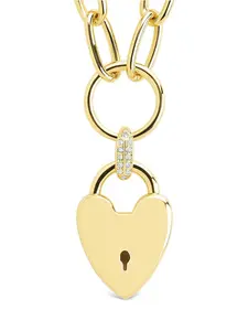 Mirren Heart Padlock Necklace