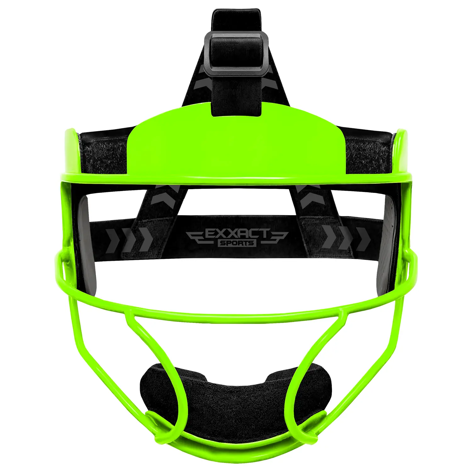 Exxact Sports Softball Fielder's Mask, High Impact Shell for Youth & Adult Female Players, Lightweight with Matte Finish and Wide Field of View, Enhanced Visibility, Impact Resistant, Adjustable Chin Cup, All Seasons, Fitted, Confidence-Boosting Design, A