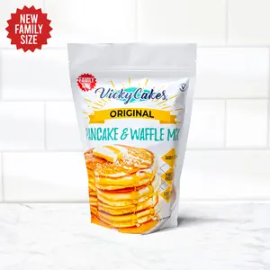 Family Size Dairy-Free Pancake & Waffle Mix (1 Lb) | Choose Your Flavor