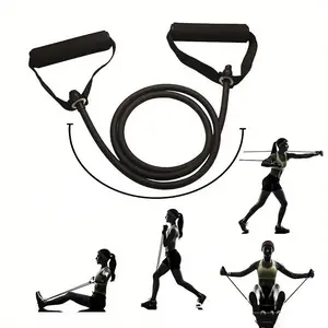 A multi-functional one-line resistance band, chest-expanding resistance band fitness resistance band, rubber band slimming back, shoulder and neck stretching, home elastic rope fitness equipment, workout bands for men's and women's gyms