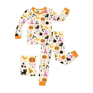 babee Reshinee Bamboo Pajama Set: Ultimate Softness for Toddler Boys & Girls. This 2-pc long-sleeve sleepwear offers a snug fit, Christmas gifts,Black Friday Stock Up