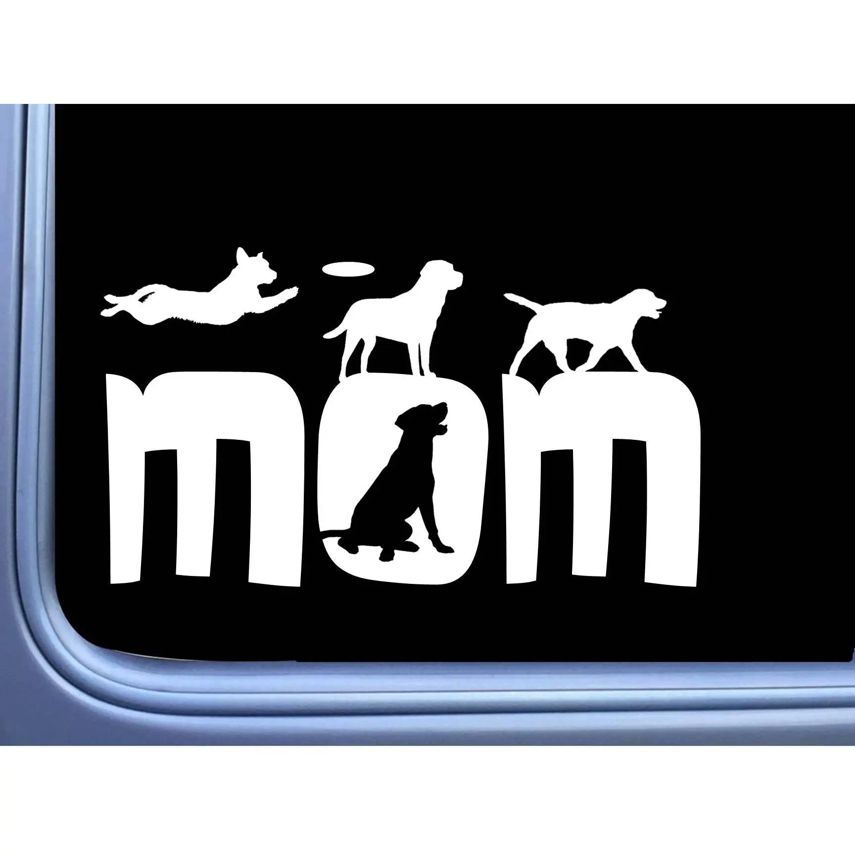 Labrador Mom sticker os 194 vinyl 8" Decal Lab retriever