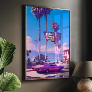 Grand theft auto VI, GTA 6 poster no frame Grand theft auto VI, GTA 6 poster no frame