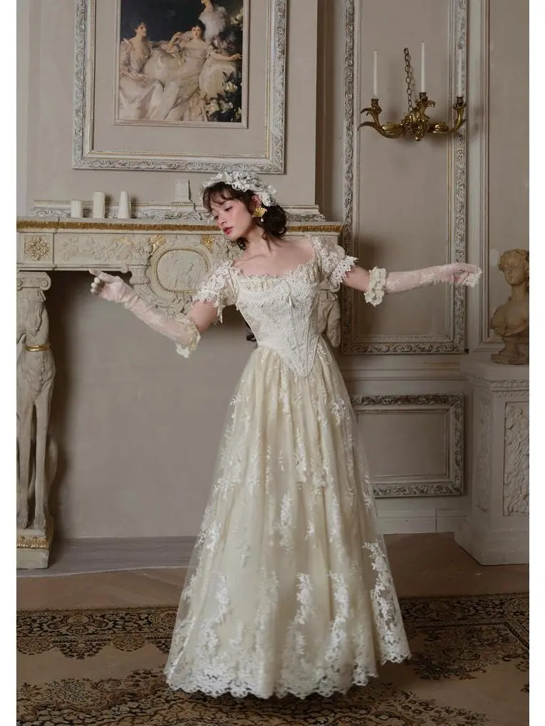 The Tear of Blossom and Candle Corset Dress