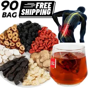 90Bag Kidney Tea Formula Ginseng Five Treasure Tea Organic Kidney Cleanse Detox Tea Ginseng Red Date Mulberry Herbal Formula  Hinese Chinese Health Tea For Men Women