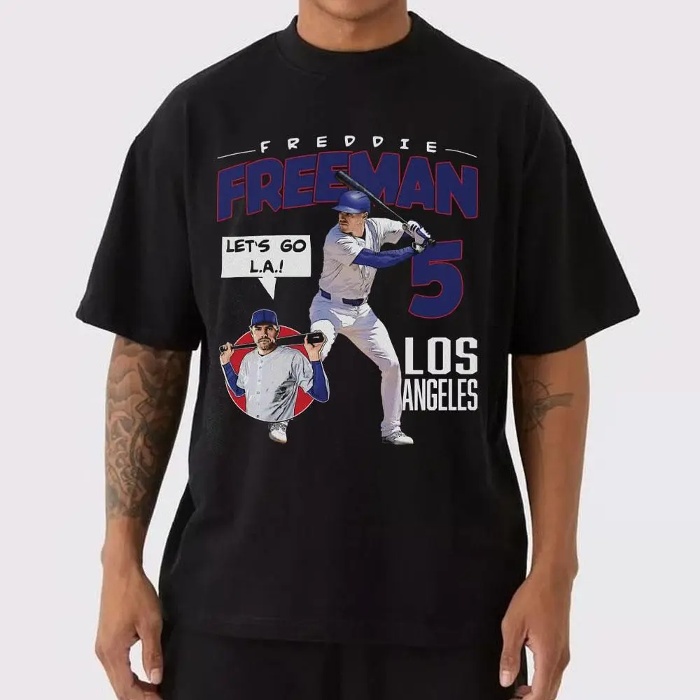 Freddie Freeman Heavyweight T-Shirt Los Angeles Baseball