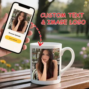 2026  1 Custom Photo Mug - Personalized Double-Sided Coffee Cup with Your Own Pictures - Custom Text & Images - Valentine's, Mother's, Father's Day Gift - Durable White Mug for Wife, Husband, Couples - Ideal for Everyday Use or Keepsake - Hand Wash Only -