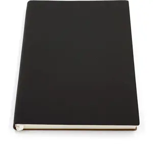 Large Thick Blank Journal Notebook - A4 8.4x11.4in, 416 Pages, Soft Faux Leather Cover, 2.5 lb, Comfortable to the Touch, Ideal for Classmates, Colleagues for Writing, Drawing (Black)