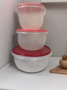 3-pc Multipurpose Mixing Bowl Set for Food Prep and Storage