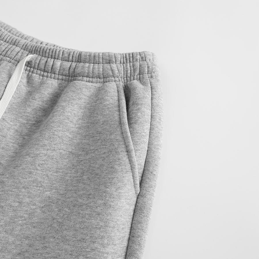 Men's 3-Pack Baggy Wide-Leg Thick Cotton Blend Sweatpants - High Waist with Drawstring, Street Style Bottoms for Winter Loungewear, Activewear, Athletic