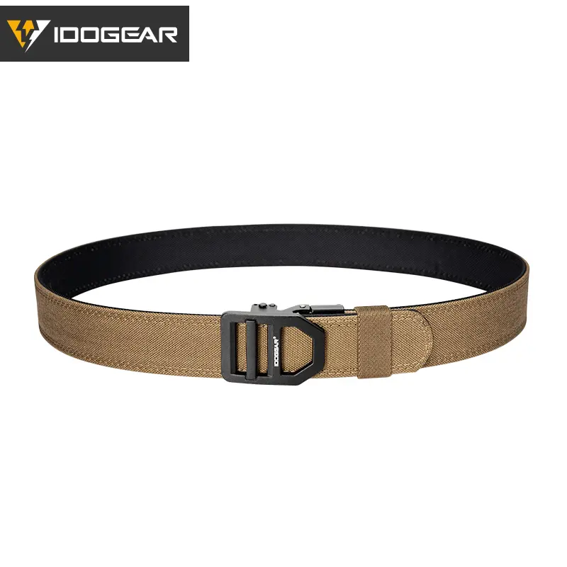 IDOGEAR Men's 1.5" Heavy Duty Belt Ratchet EDC Nylon CCW Belt For Daily Outdoor Sport Belt 3434