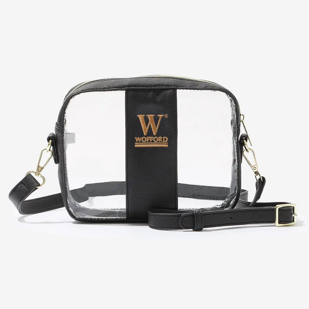 Wofford Terriers Clear Stadium Crossbody Bag | Black