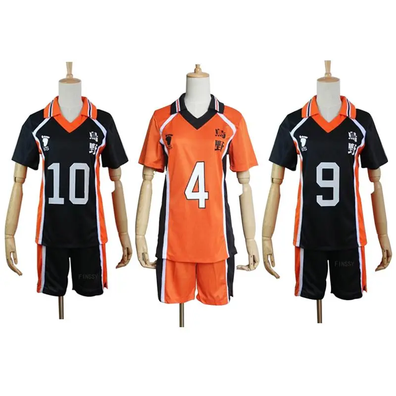 Hai Karasuno kyuu!! Shoyo Hinata kageyama tobio Yu Nishinoya  Cosplay Costume High School Volleyball Uniforms