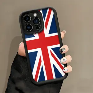 Union Jack Flag Phone Case， Patriotic British Style for iPhone 17 16 15 14 13 12 11 Plus Pro Max Gift
