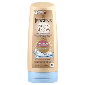 Jergens Natural Glow, Wet Skin Moisturizer, Fair to Medium, 7.5 fl oz (221 ml)