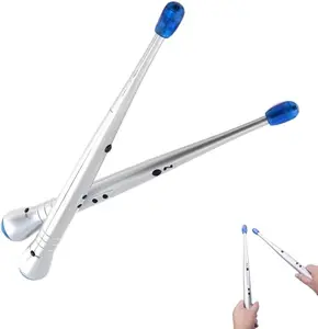 1Pair Electronic Drumsticks, Adjustable Sensitivity Intelligent Electric Light Up Drumsticks, Electronic Air Drum Sticks, Rock Beat Drum Stick, Percussion Instrument Tool